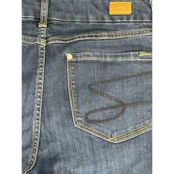 Seven‎ 7 Jeans Womens High Rise Tummyless Skinny Jeans Size 12 - Picture 11 of 15